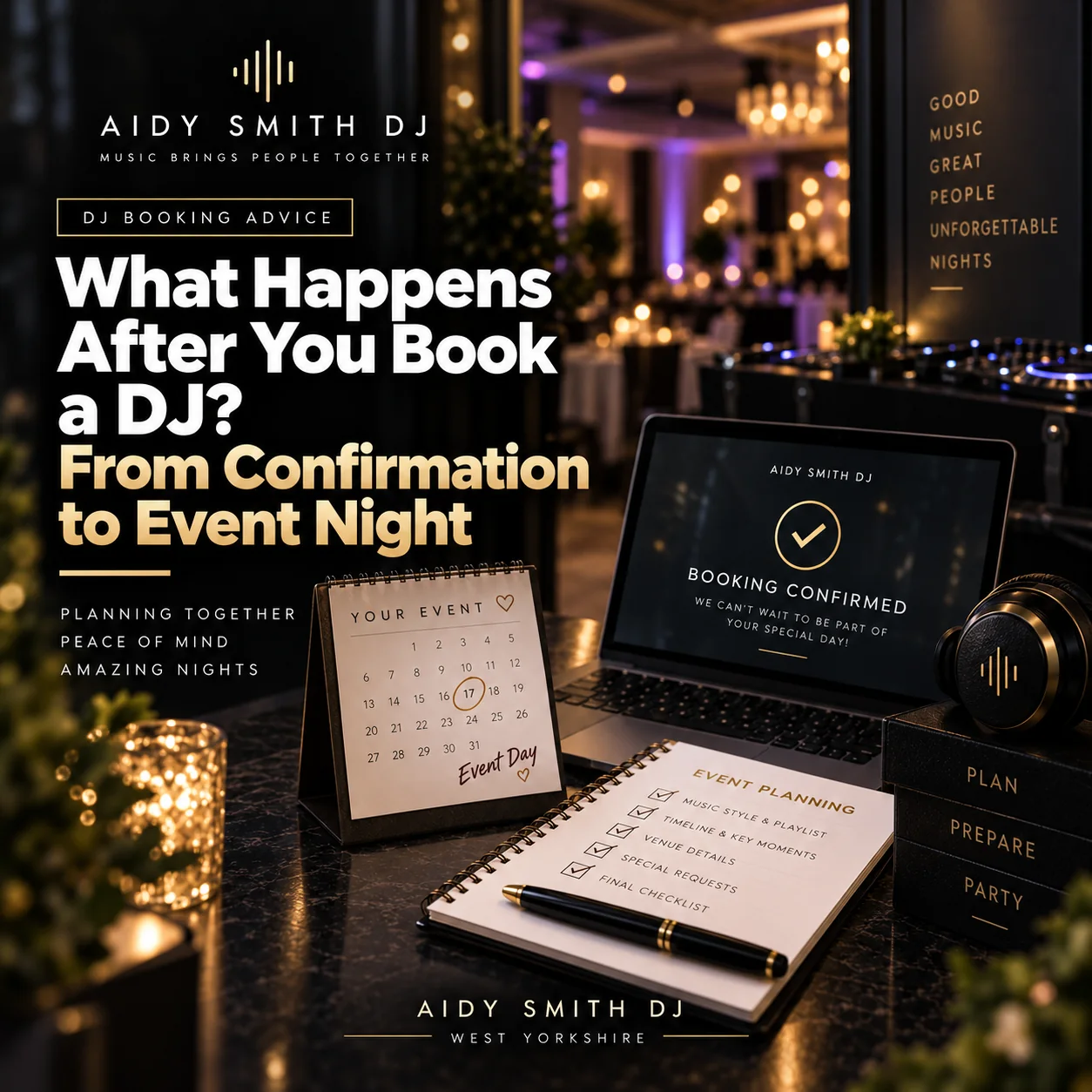 What Happens After You Book a DJ? From Confirmation to Event Night