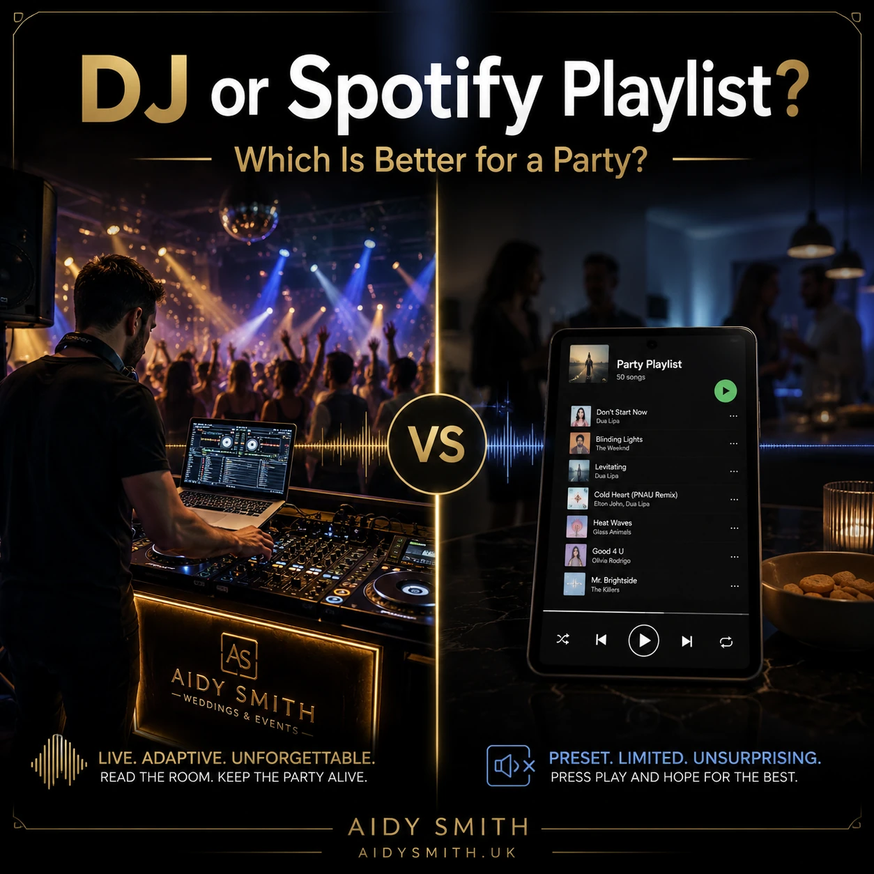 DJ or Spotify Playlist: Which Is Better for a Party?