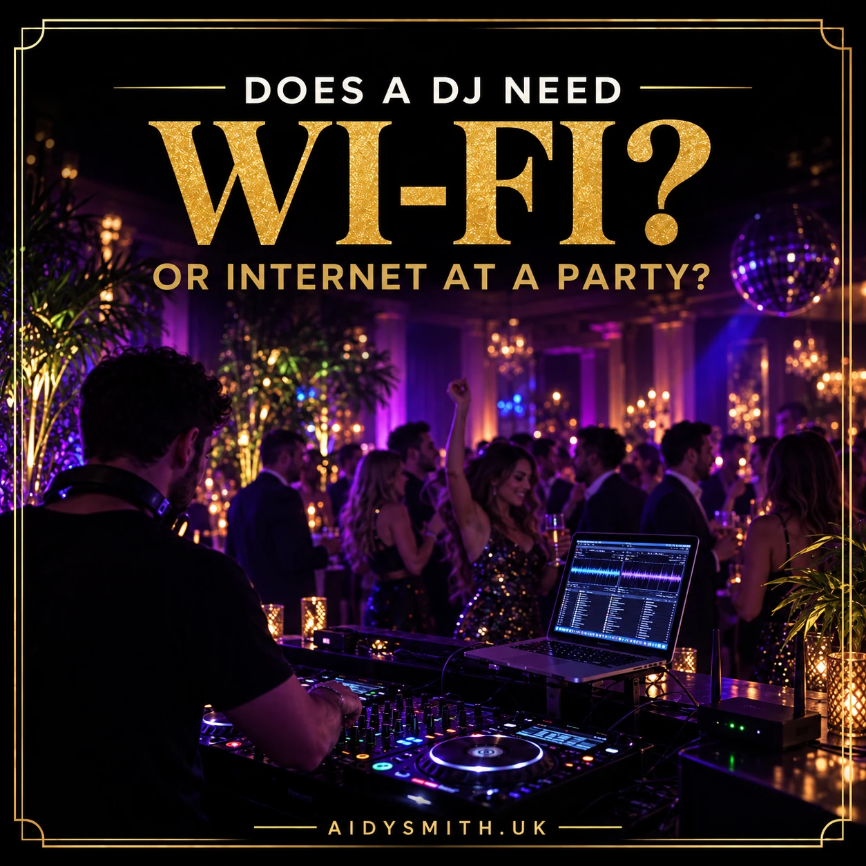 Does a DJ Need Wi-Fi or Internet at a Party?