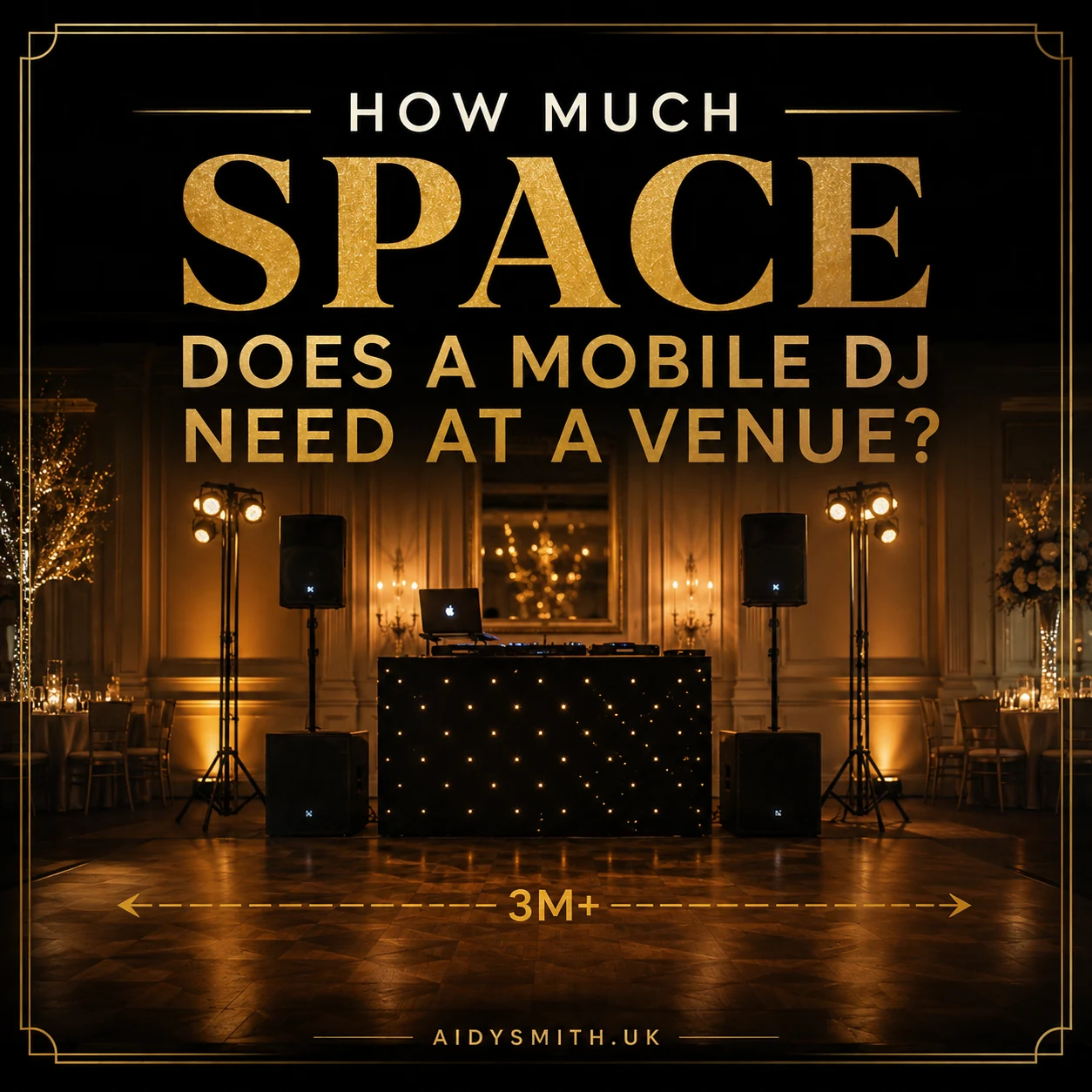 How Much Space Does a Mobile DJ Need at a Venue?