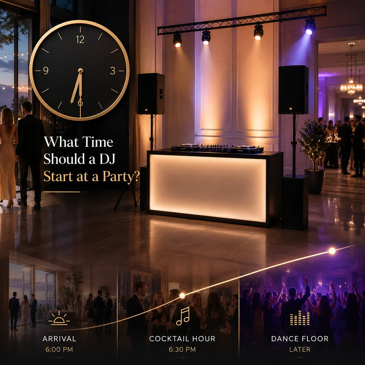 What Time Should a DJ Start at a Party?