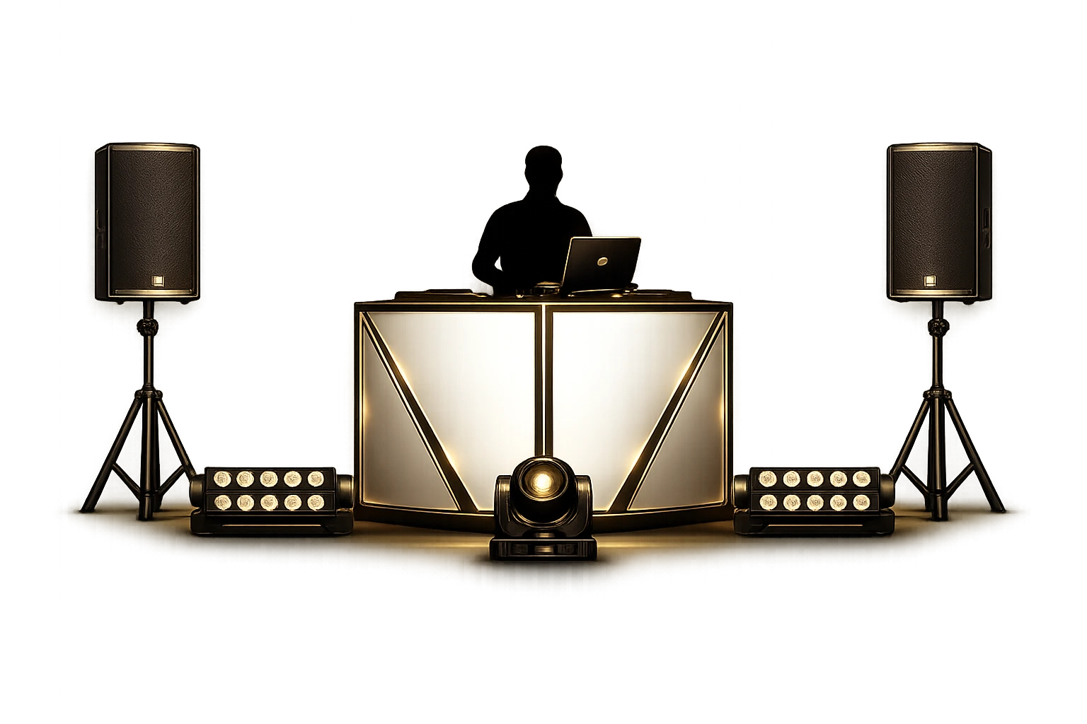 Aidy Smith anniversary party DJ setup in Bradford