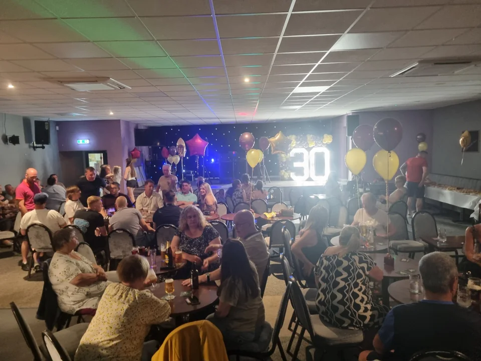 30th birthday booking at East Ward Labour Club in Bradford