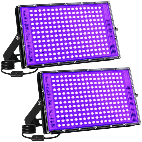 LED UV floodlights for glow party DJ hire in Leeds